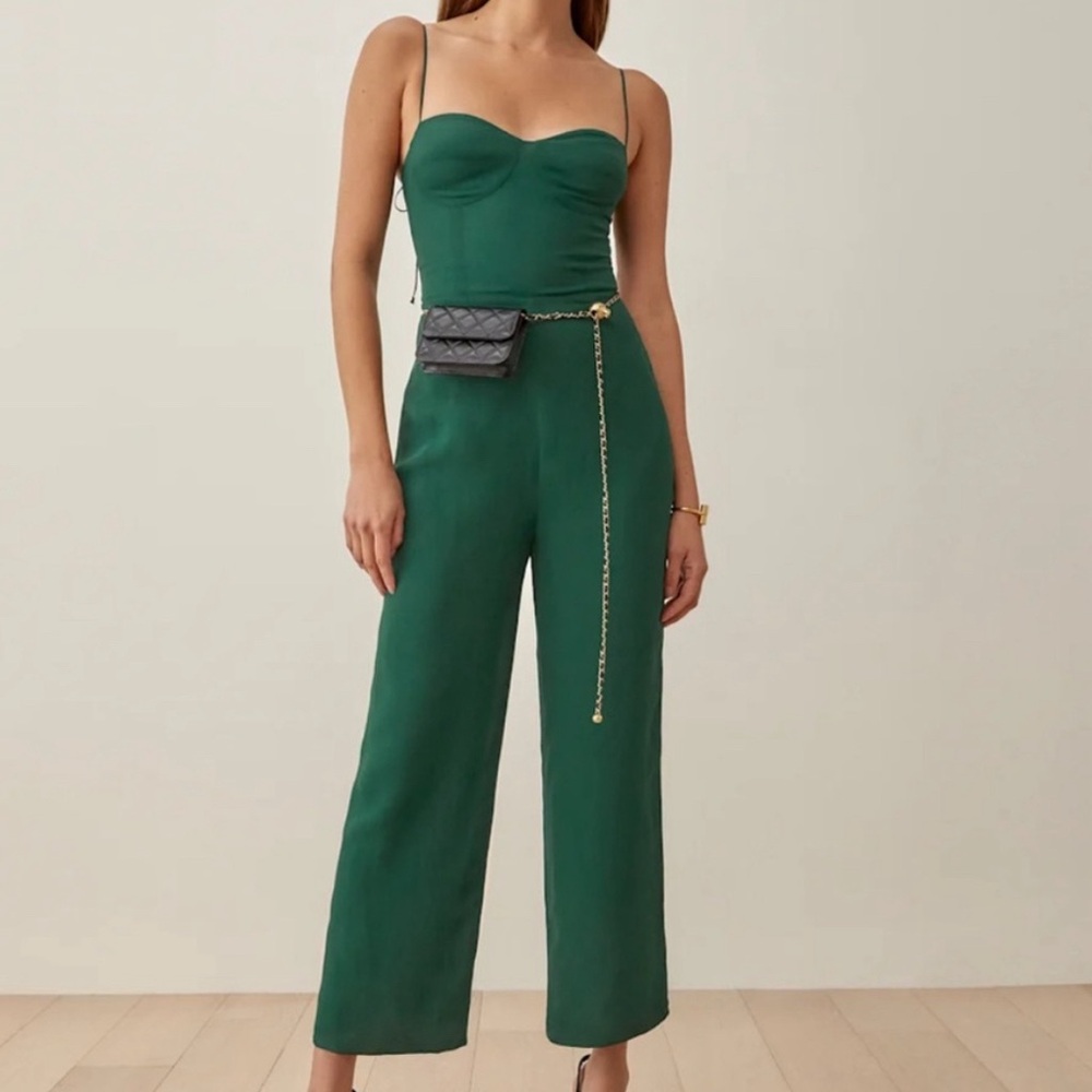 Reformation Emerald Jumpsuit